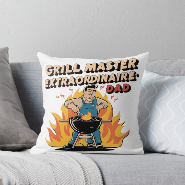 Item preview, Vintage BBQ Poster: Grill Master Extraordinaire - Retro Typography Illustration designed and sold by HahaHandlesHub.