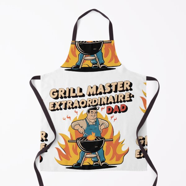 Item preview, Vintage BBQ Poster: Grill Master Extraordinaire - Retro Typography Illustration designed and sold by HahaHandlesHub.