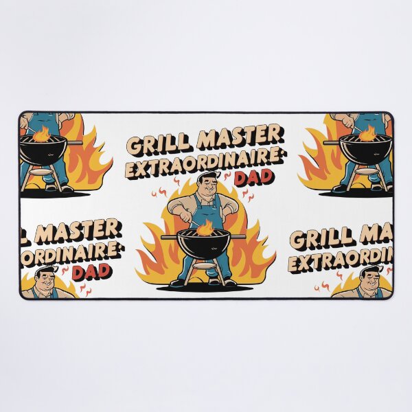Item preview, Vintage BBQ Poster: Grill Master Extraordinaire - Retro Typography Illustration designed and sold by HahaHandlesHub.