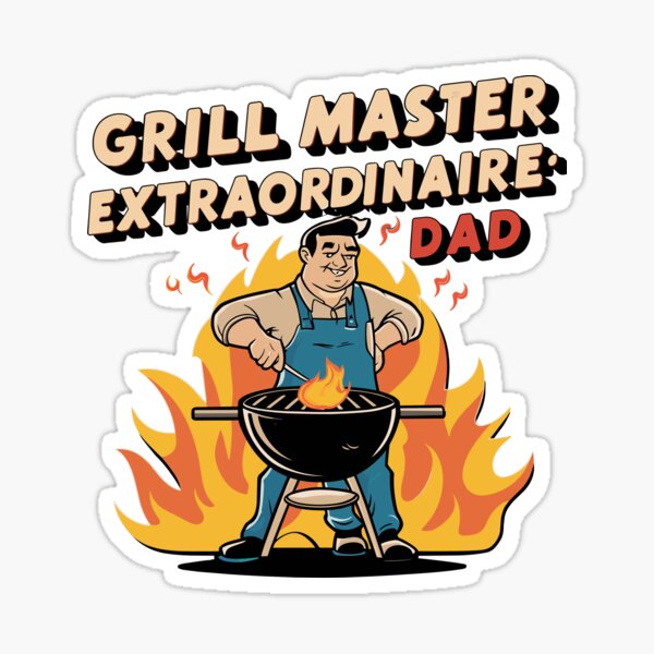 Artikelvorschau, Vintage BBQ Poster: Grillmeister der Extraklasse - Retro Typografie Illustration entworfen und verkauft von HahaHandlesHub.