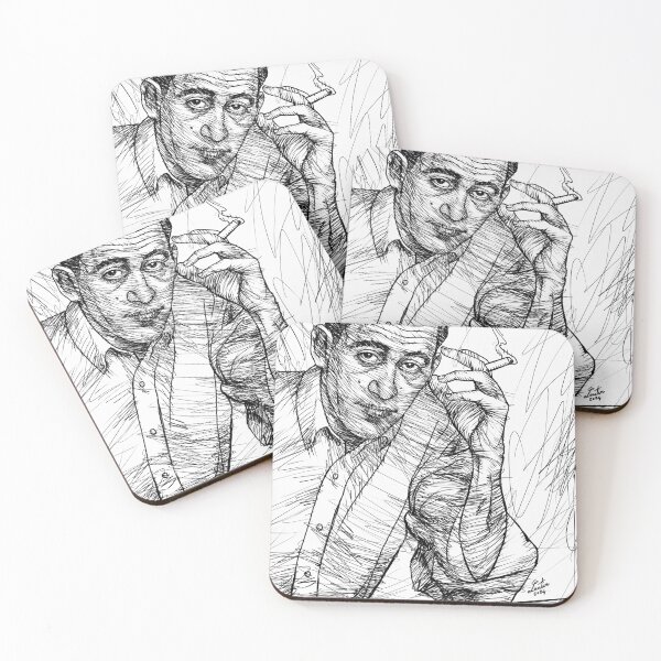 Item preview, J. D. SALINGER ink portrait .1 designed and sold by lautir.