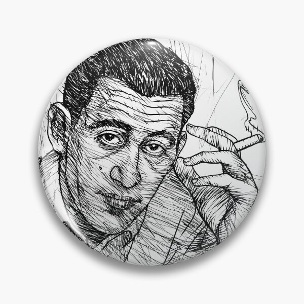 Item preview, J. D. SALINGER ink portrait .1 designed and sold by lautir.