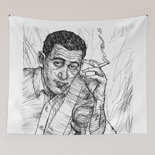 Item preview, J. D. SALINGER ink portrait .1 designed and sold by lautir.