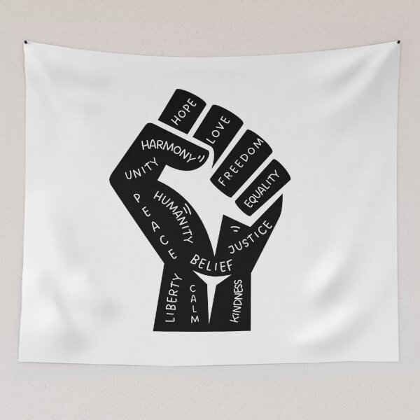 Item preview, Human Rights Fist designed and sold by Busybeecrdesign.