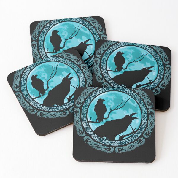 Item preview, Hugin Munin Odins Ravens designed and sold by Helehlma.