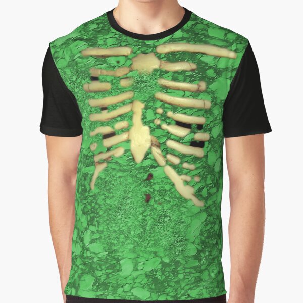 Radioactive zombie chest. Graphic T-Shirt