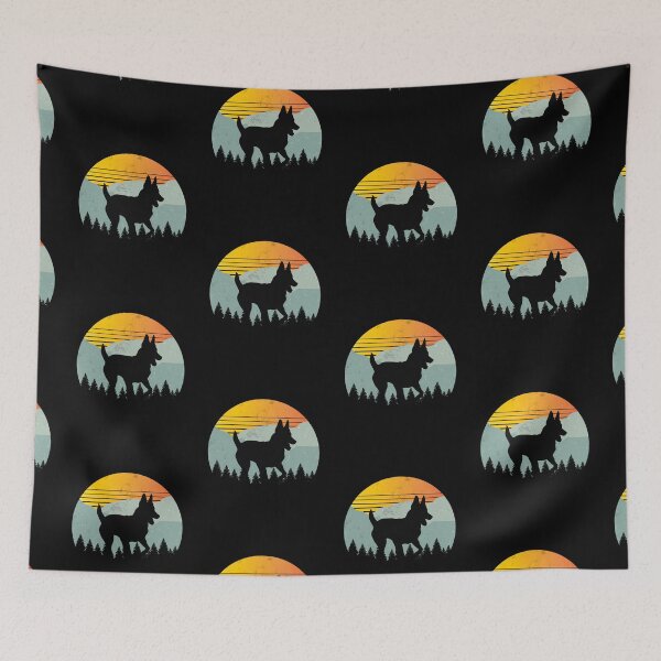 Item preview, Vintage Retro Sun Dutch Shepherd Dog Gift  designed and sold by Guarddogdrive.