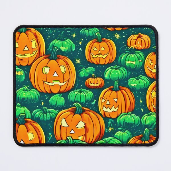 Item preview, Halloween Cartoon Pumpkin Patch designed and sold by Health And Fitness Posts e-Store.