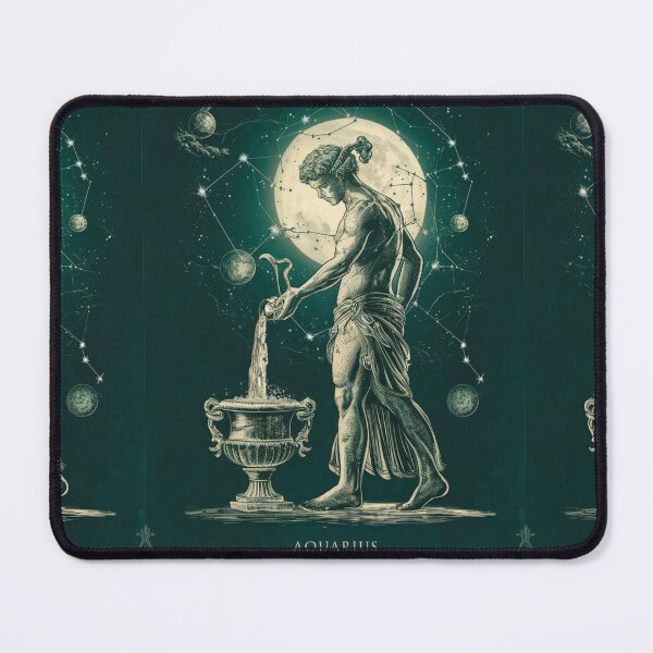 Item preview, Aquarius Astrology. Zodiac sign, Aquarius symbol designed and sold by ZodiacWonders.