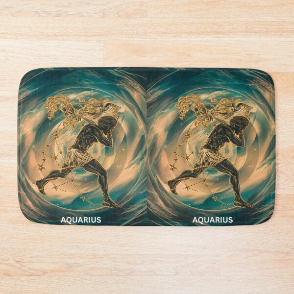 Item preview, Aquarius Astrology. Zodiac sign, Aquarius symbol designed and sold by ZodiacWonders.