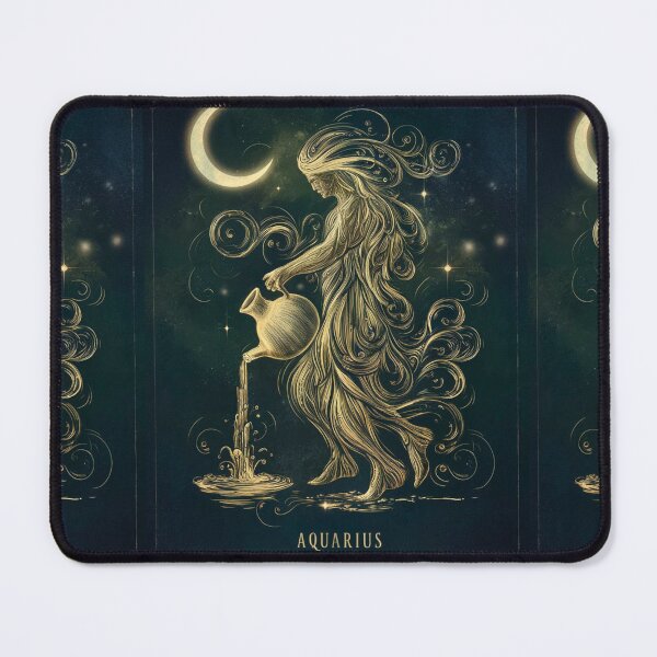 Item preview, Aquarius Astrology. Zodiac sign, Aquarius symbol designed and sold by ZodiacWonders.