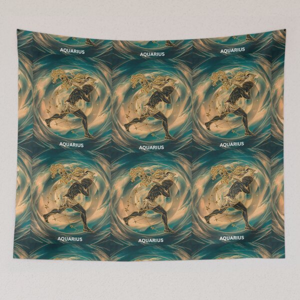 Item preview, Aquarius Astrology. Zodiac sign, Aquarius symbol designed and sold by ZodiacWonders.