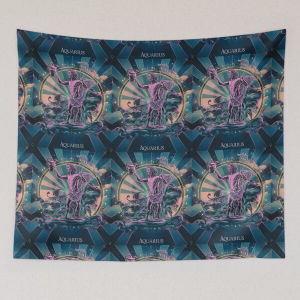 Item preview, Aquarius Astrology. Zodiac sign, Aquarius symbol designed and sold by ZodiacWonders.