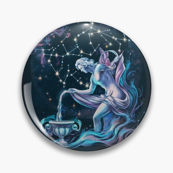 Item preview, Aquarius Astrology. Zodiac sign, Aquarius symbol designed and sold by ZodiacWonders.