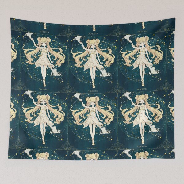 Item preview, Aquarius Astrology. Zodiac sign, Aquarius symbol designed and sold by ZodiacWonders.