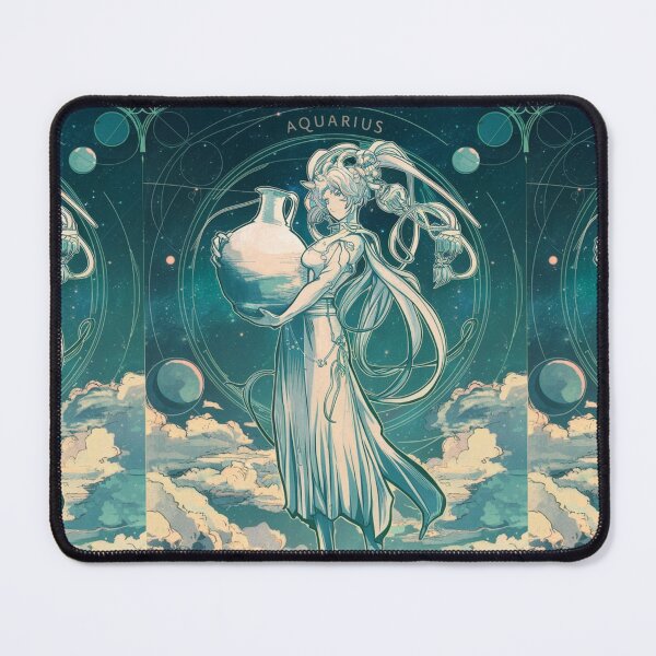 Item preview, Aquarius Astrology. Zodiac sign, Aquarius symbol designed and sold by ZodiacWonders.
