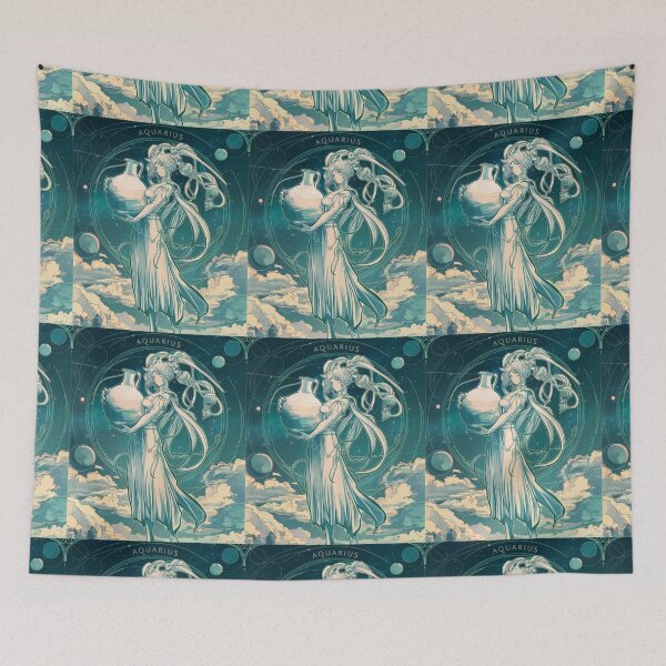 Artikelvorschau, Wassermann-Astrologie. Sternzeichen, Wassermann-Symbol entworfen und verkauft von ZodiacWonders.