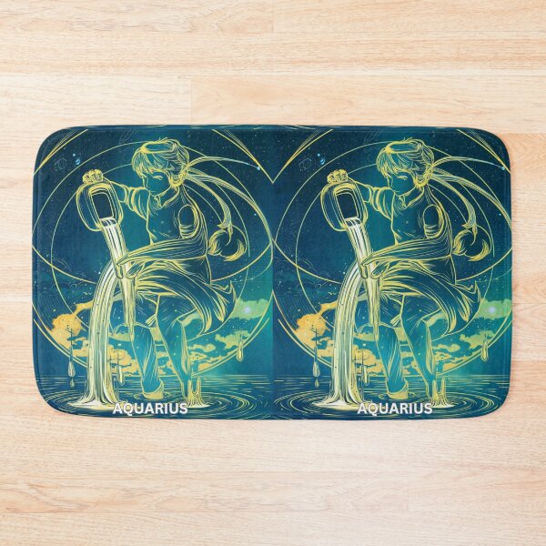 Item preview, Aquarius Astrology. Zodiac sign, Aquarius symbol designed and sold by ZodiacWonders.