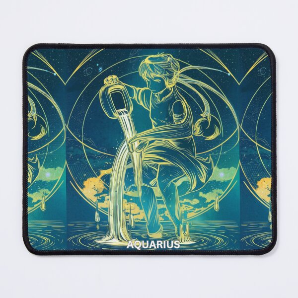 Item preview, Aquarius Astrology. Zodiac sign, Aquarius symbol designed and sold by ZodiacWonders.