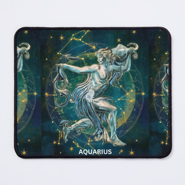Item preview, Aquarius Astrology. Zodiac sign, Aquarius symbol designed and sold by ZodiacWonders.