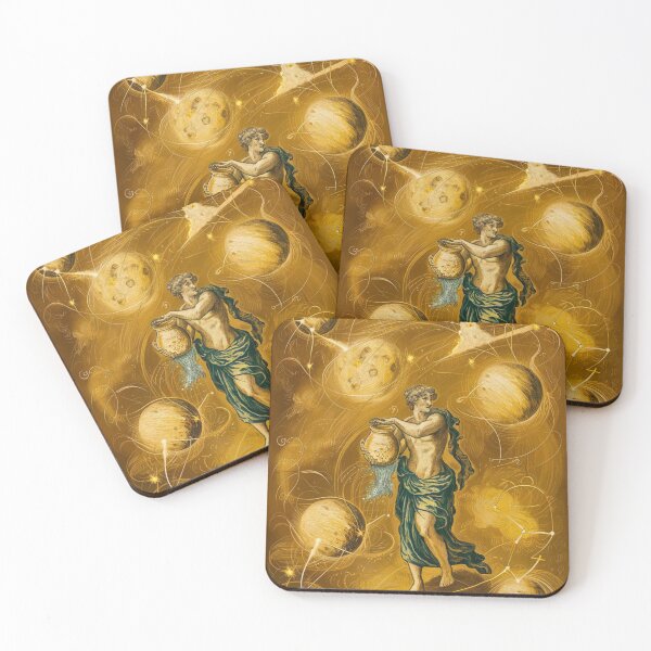 Aperçu de l'œuvre Astrologie du Verseau. Signe du zodiaque, symbole du Verseau créée et vendue par ZodiacWonders.