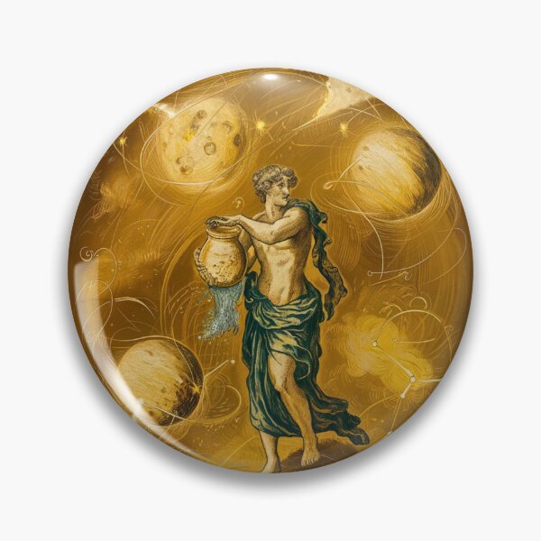 Item preview, Aquarius Astrology. Zodiac sign, Aquarius symbol designed and sold by ZodiacWonders.
