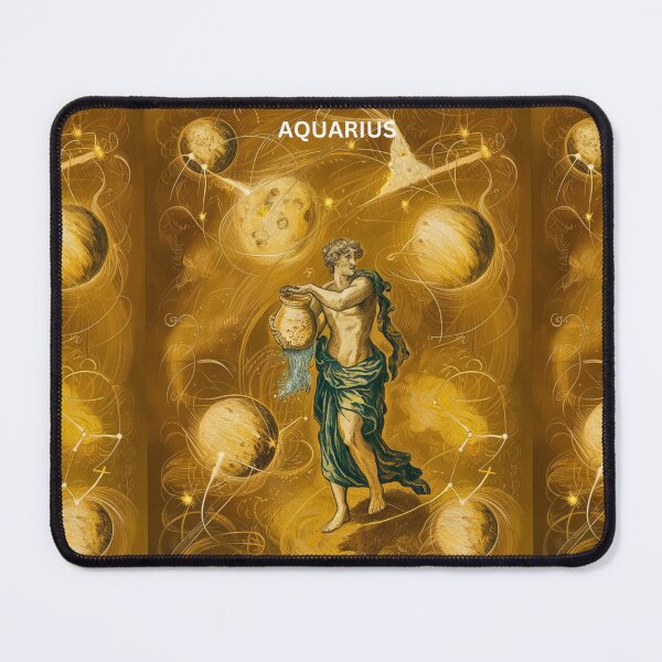 Item preview, Aquarius Astrology. Zodiac sign, Aquarius symbol designed and sold by ZodiacWonders.