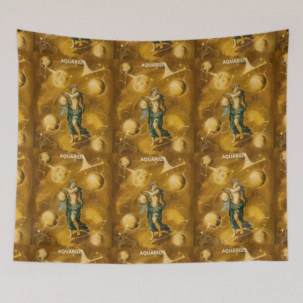 Item preview, Aquarius Astrology. Zodiac sign, Aquarius symbol designed and sold by ZodiacWonders.