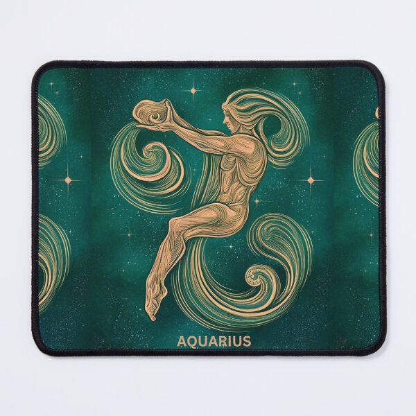 Item preview, Aquarius Astrology. Zodiac sign, Aquarius symbol designed and sold by ZodiacWonders.