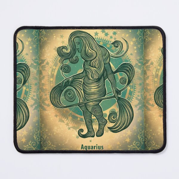 Item preview, Aquarius Astrology. Zodiac sign, Aquarius symbol designed and sold by ZodiacWonders.