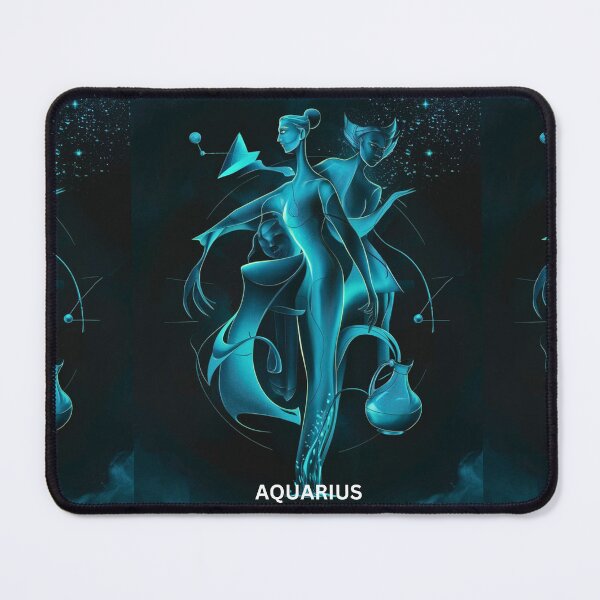 Item preview, Aquarius Astrology. Zodiac sign, Aquarius symbol designed and sold by ZodiacWonders.