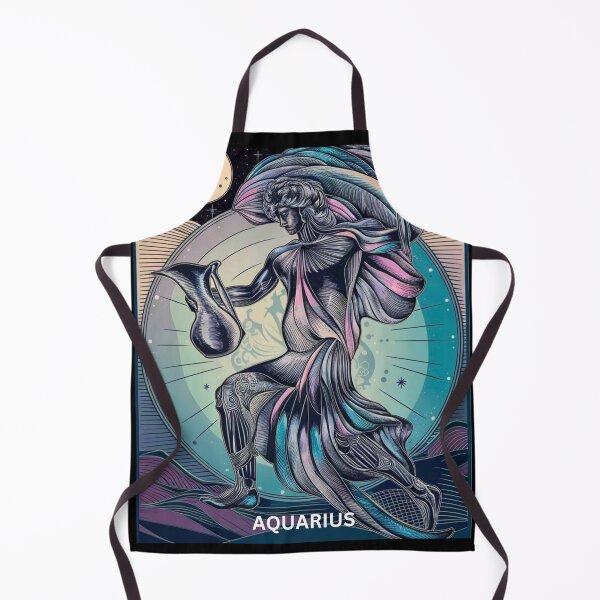 Item preview, Aquarius Astrology. Zodiac sign, Aquarius symbol designed and sold by ZodiacWonders.