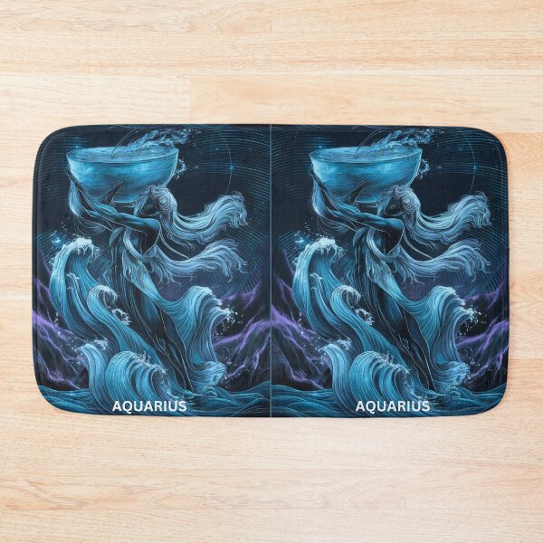 Aperçu de l'œuvre Astrologie du Verseau. Signe du zodiaque, symbole du Verseau créée et vendue par ZodiacWonders.