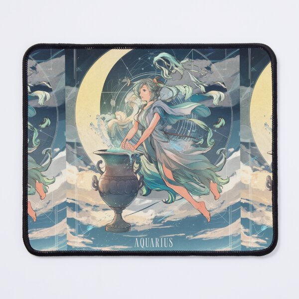 Item preview, Aquarius Astrology. Zodiac sign, Aquarius symbol designed and sold by ZodiacWonders.