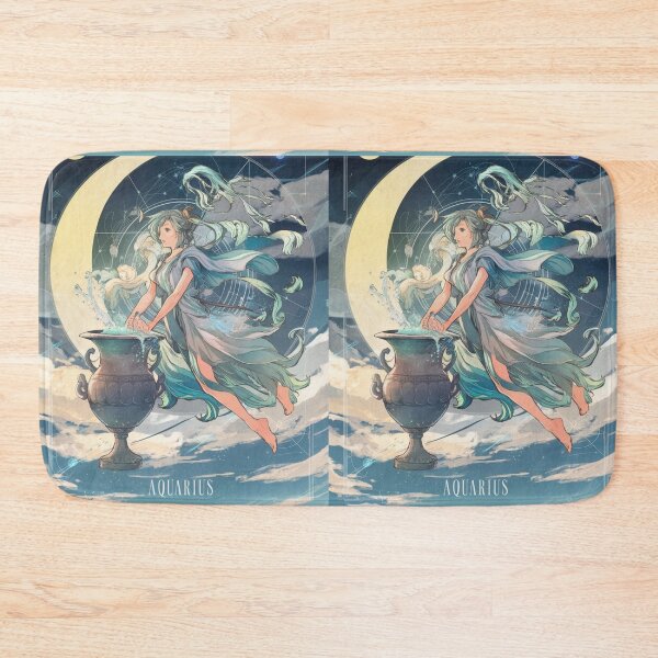 Item preview, Aquarius Astrology. Zodiac sign, Aquarius symbol designed and sold by ZodiacWonders.