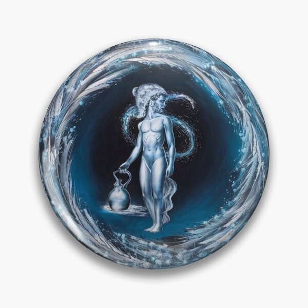 Item preview, Aquarius Astrology. Zodiac sign, Aquarius symbol designed and sold by ZodiacWonders.