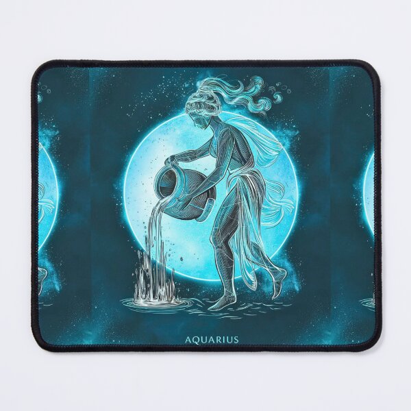 Item preview, Aquarius Astrology. Zodiac sign, Aquarius symbol designed and sold by ZodiacWonders.