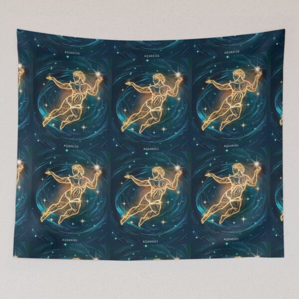 Artikelvorschau, Wassermann-Astrologie. Sternzeichen, Wassermann-Symbol entworfen und verkauft von ZodiacWonders.