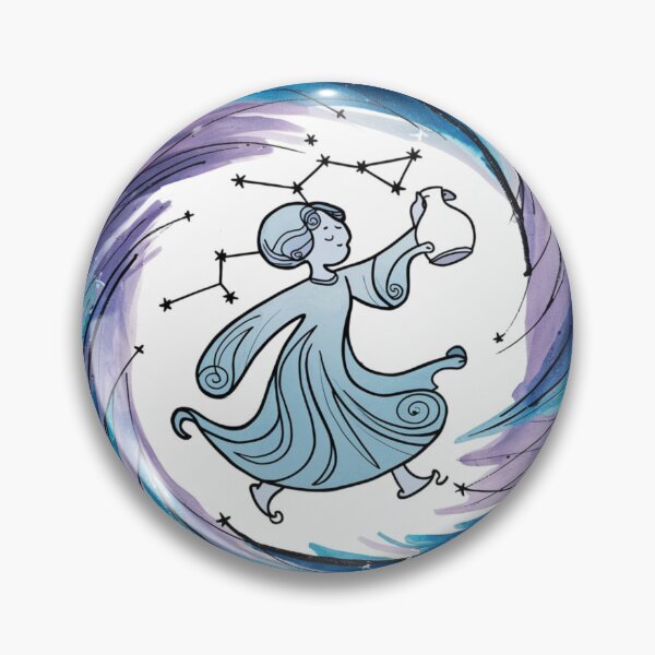Item preview, Aquarius Astrology. Zodiac sign, Aquarius symbol designed and sold by ZodiacWonders.