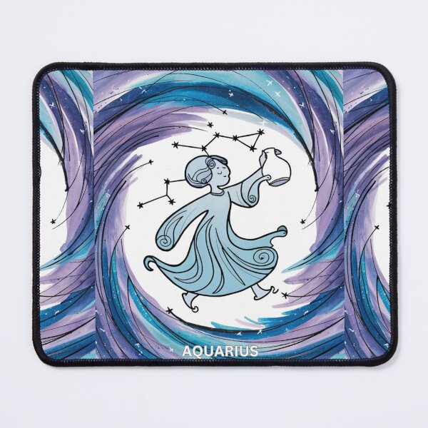 Item preview, Aquarius Astrology. Zodiac sign, Aquarius symbol designed and sold by ZodiacWonders.