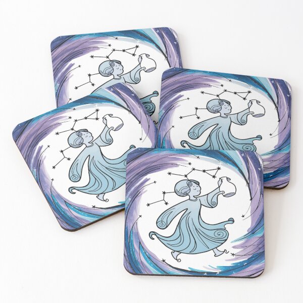 Item preview, Aquarius Astrology. Zodiac sign, Aquarius symbol designed and sold by ZodiacWonders.