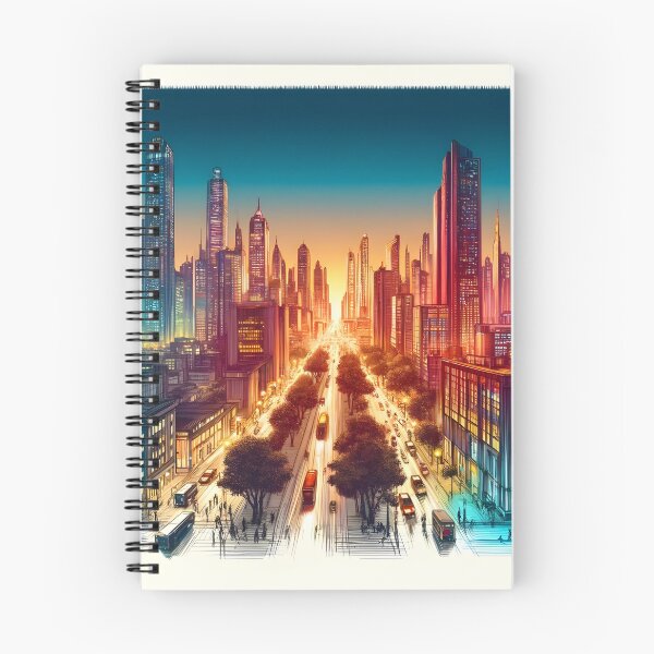 Item preview, Twilight Pulse: Dynamic Cityscape Art designed and sold by PixelPonder.
