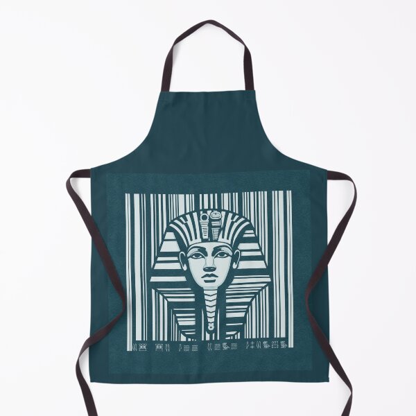 Item preview, Tutankhamun, barcode, hieroglyphics, vintage, ancient Egypt, green designed and sold by art-of-egypt.