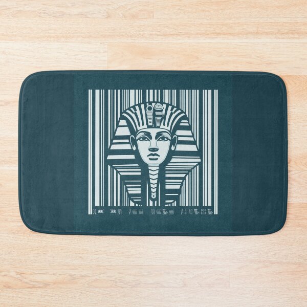 Item preview, Tutankhamun, barcode, hieroglyphics, vintage, ancient Egypt, green designed and sold by art-of-egypt.