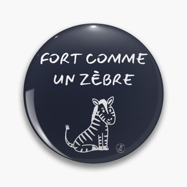 Item preview, Strong as a zebra - white designed and sold by maviedezebre.
