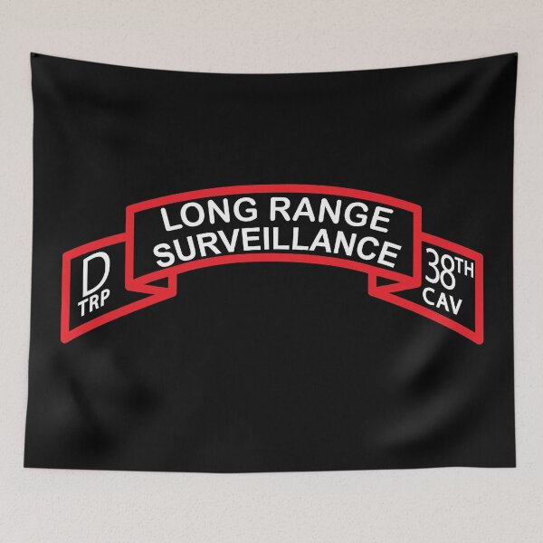 Item preview, SSI - D Trp,  38th Cavalry (Long Range Surveillance )Scroll X 300 designed and sold by Military Insignia Products.