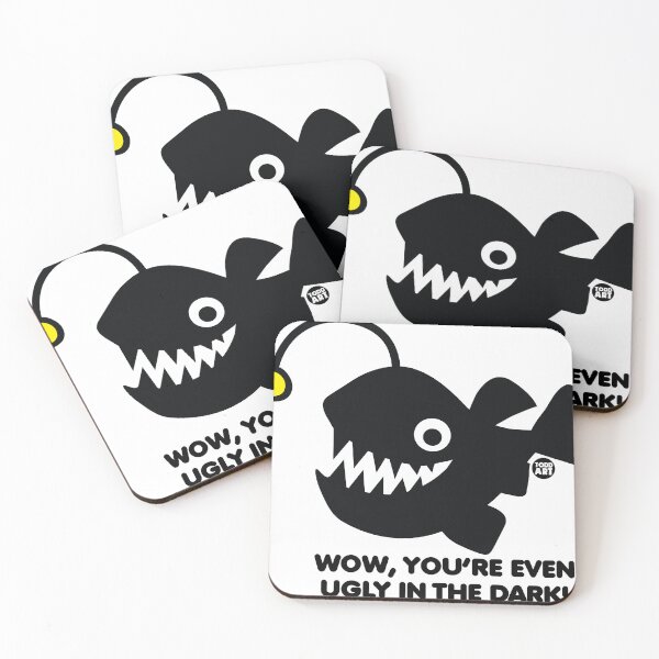 Item preview, UGLY IN DARK ANGLERFISH designed and sold by TODD GOLDMAN.