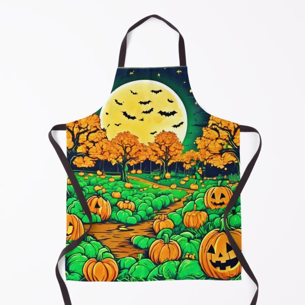 Item preview, Spooky Pumpkin Patch: Cartoon Night designed and sold by Health And Fitness Posts e-Store.