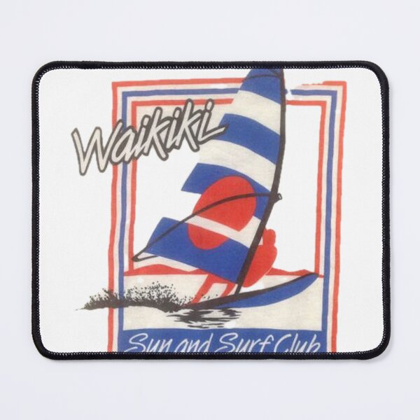 Item preview, Retro 70's Waikiki Wind Surfing Design designed and sold by DukeGroovy.