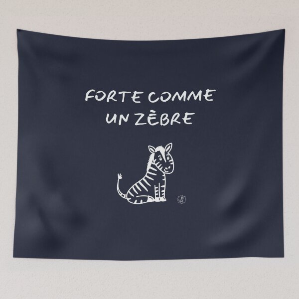 Item preview, Strong like a zebra - white designed and sold by maviedezebre.
